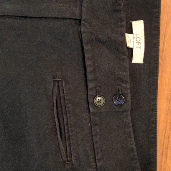 Loft Marisa black dress pants size 10 - Picture 3 of 3